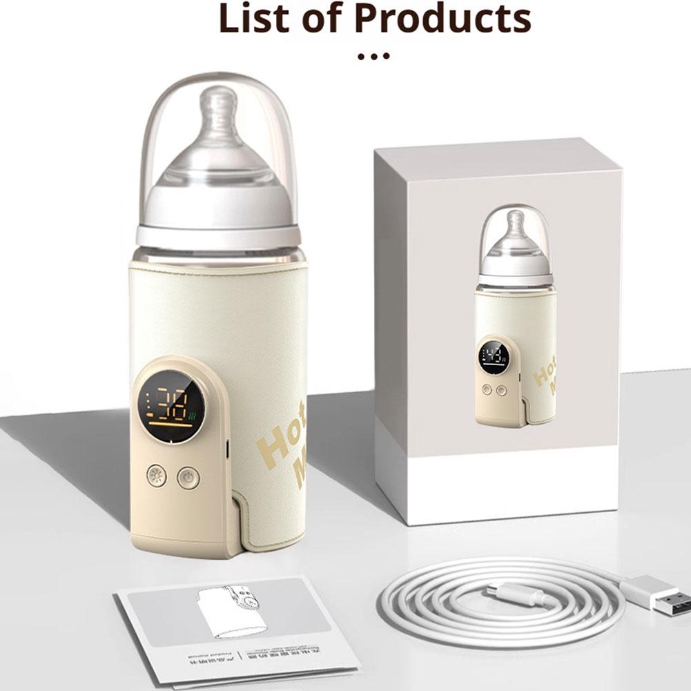 Baby Food Warmer - Baby Bottle Warmer Portable 10000mAh Power