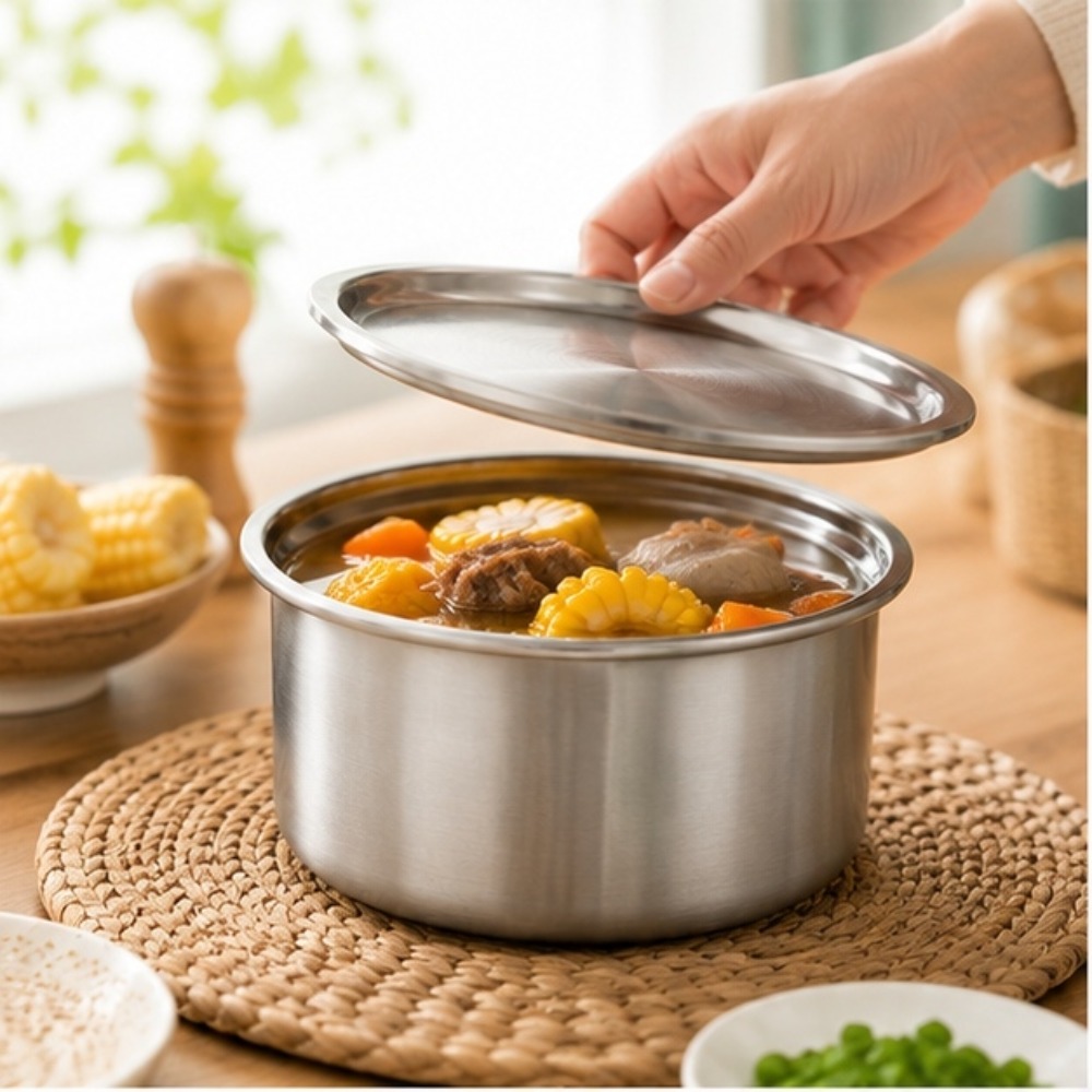 Baby Food Prep Containers - 304 Stainless Steel Ramekin with Lid