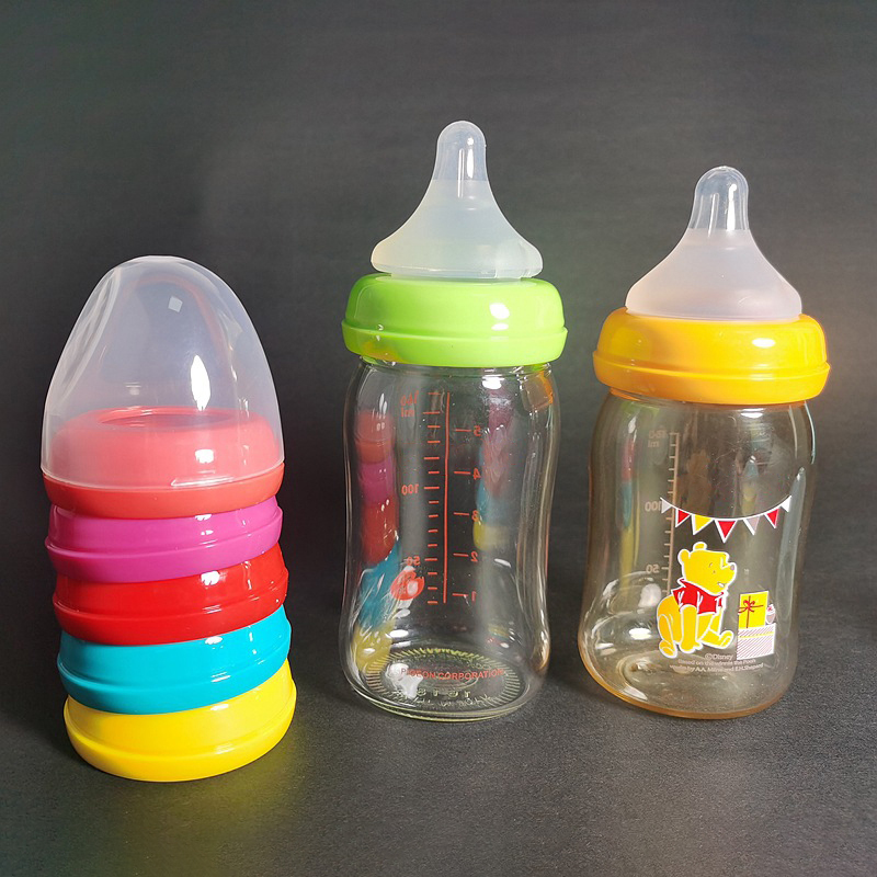 Baby Food Brand - Baby Bottle Cap And Ring Suitable