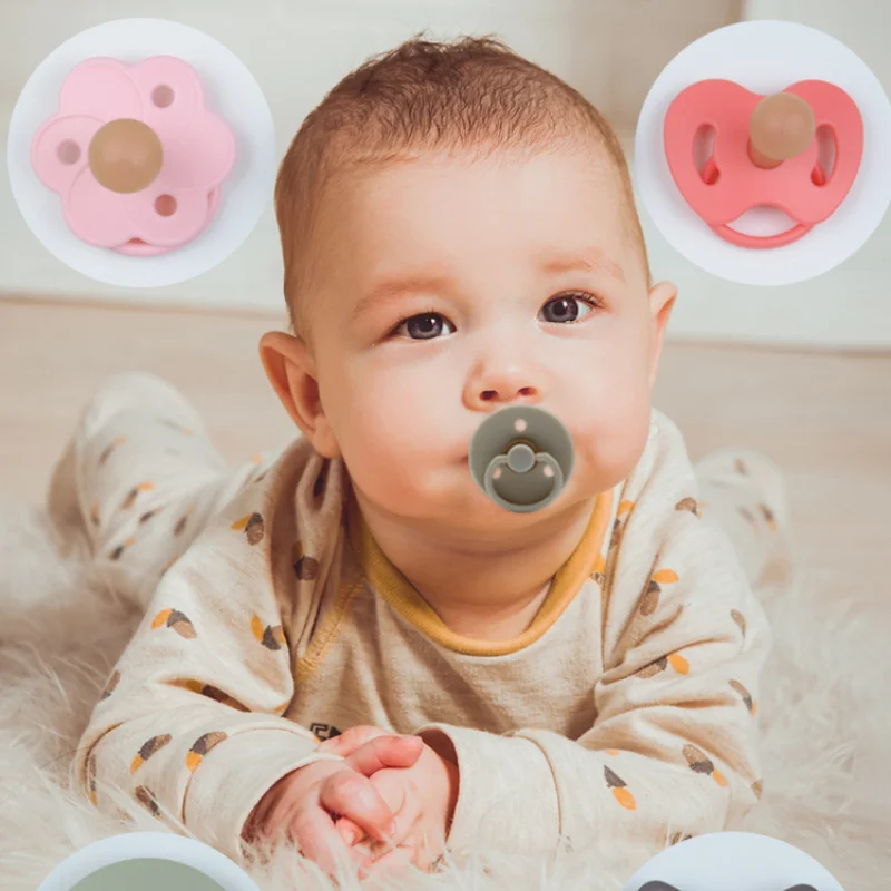 Baby Food Processor - 2PCS Baby Pacifier Baby Soothers Two-color