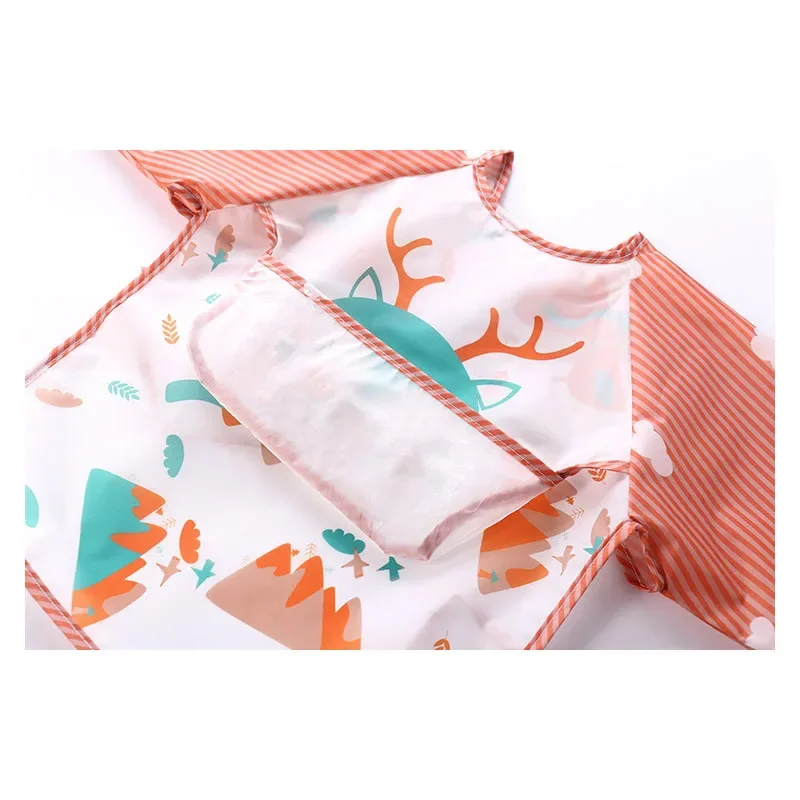 vvocci Waterproof Toddler Art  - Bib Long Sleeve ulasan dan harga