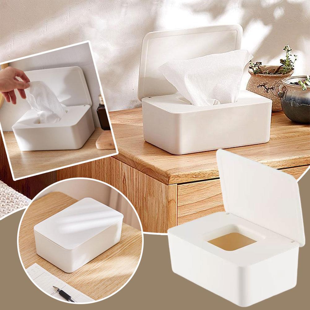 New Wet Tissue Box With Lid Du - Formula Dispenser Portable ulasan dan harga