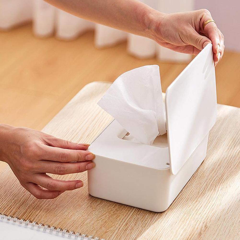 New Wet Tissue Box With Lid Du - Formula Dispenser Portable ulasan dan harga