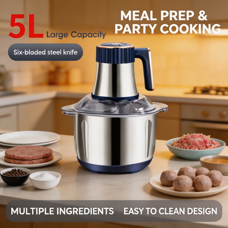 5L Electric Meat Grinders 304  - Baby Food Processor ulasan dan harga