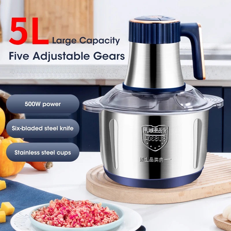 5L Electric Meat Grinders 304  - Baby Food Processor ulasan dan harga
