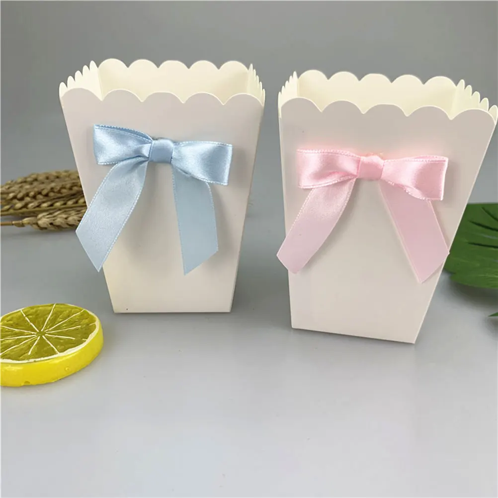 12pcs Pink Bow Popcorn Box Par - Baby Food Plan ulasan dan harga