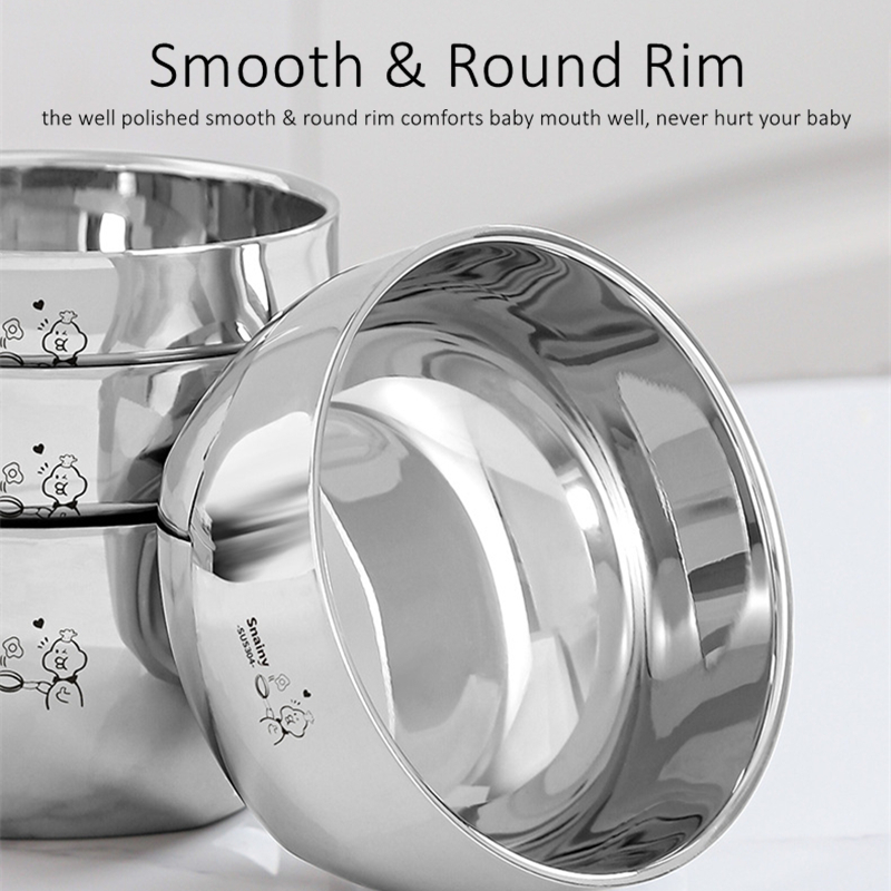 330ml/400ml/530ml Capacity 304 - Baby Food Bowl ulasan dan harga