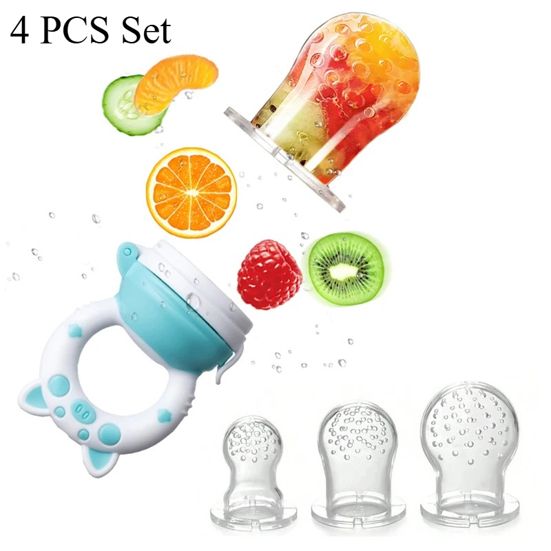 4pcs/set Silicone Fruit & Vege - Baby Food Guide ulasan dan harga
