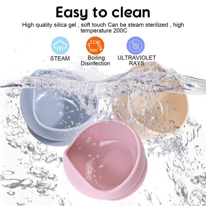 2PC Silicone Sucker Bowl Feedi - Baby Food Diet ulasan dan harga
