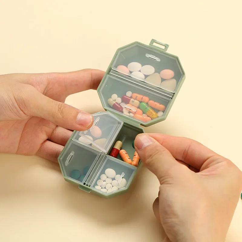 Mini Portable Pill Box 6 Grids - Formula Dispenser Portable ulasan dan harga