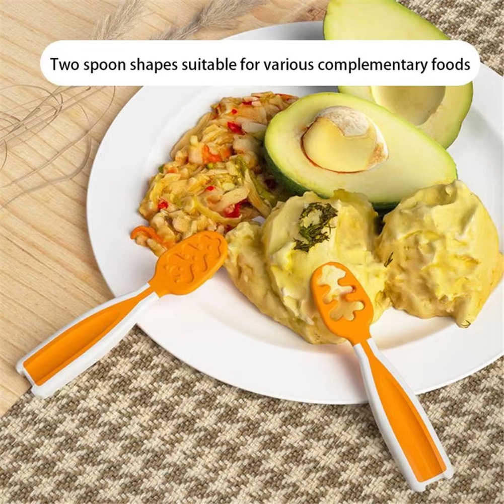 ABGG-Baby Self-Feeding Spoon S - Baby Food For 6 Months ulasan dan harga