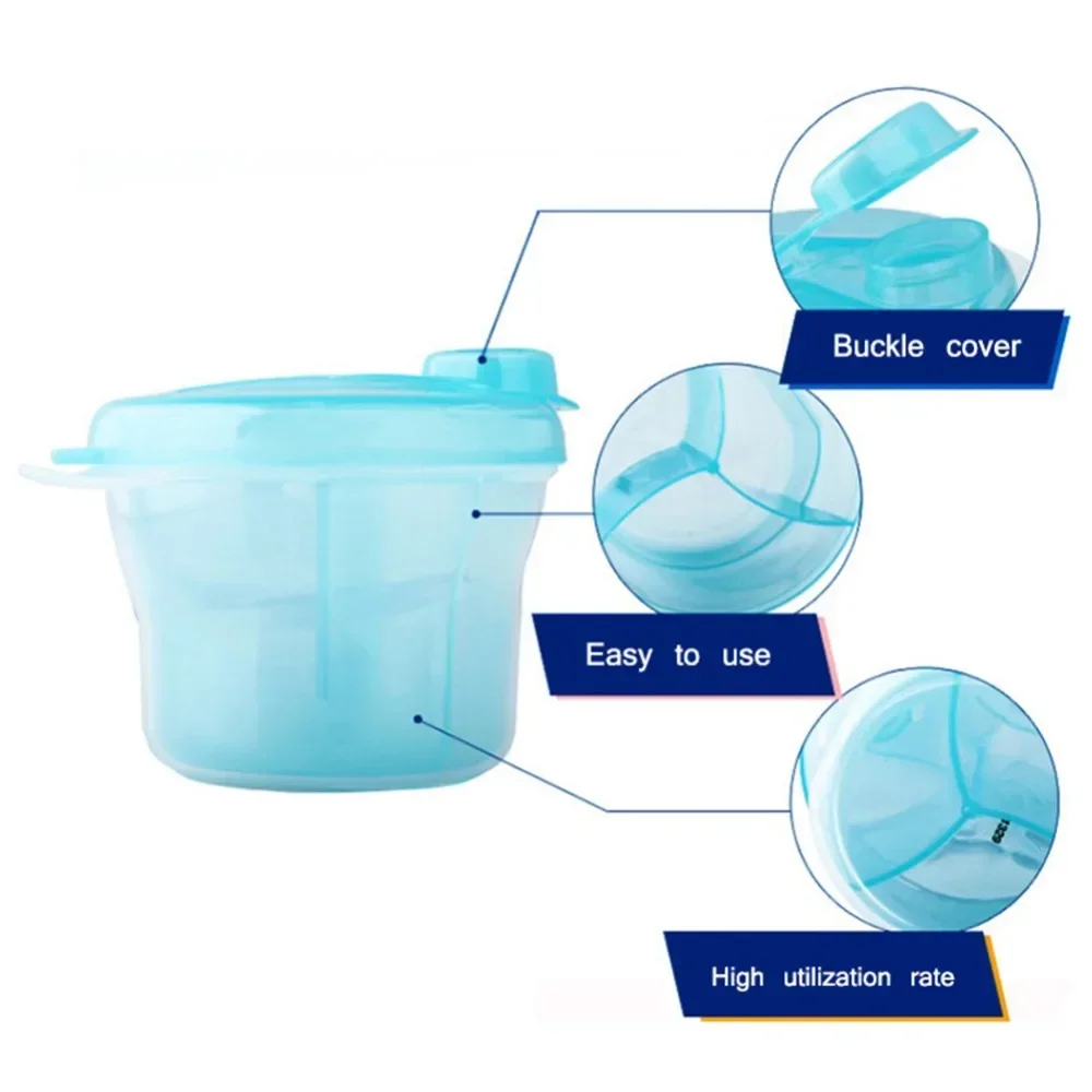 3-grid Portable Formula Dispen - Baby Food Diet ulasan dan harga