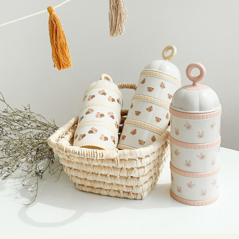 Cute Bear Milk Powder Box Baby - Baby Food Diet ulasan dan harga