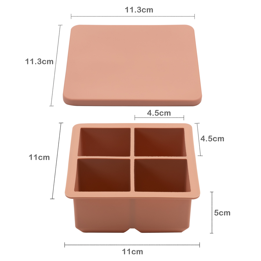 Food Grade Soft Silicone Squar - Baby Food Bowl ulasan dan harga