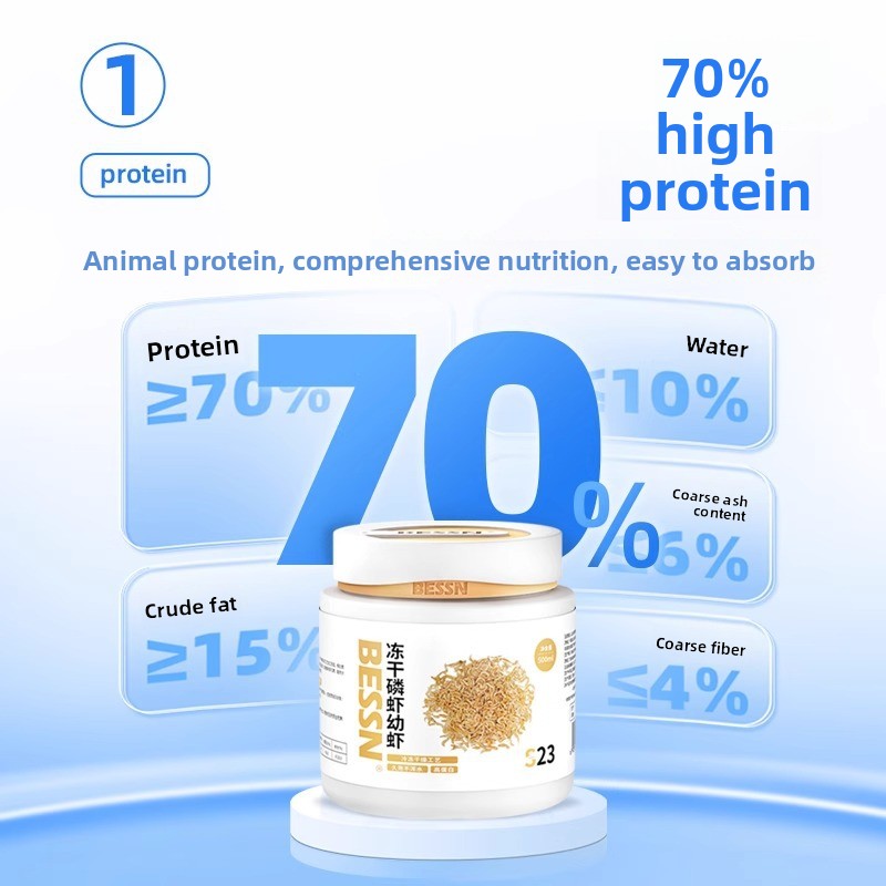 BESSN Freeze-Dried Krill & Bab - Baby Food High In Protein ulasan dan harga