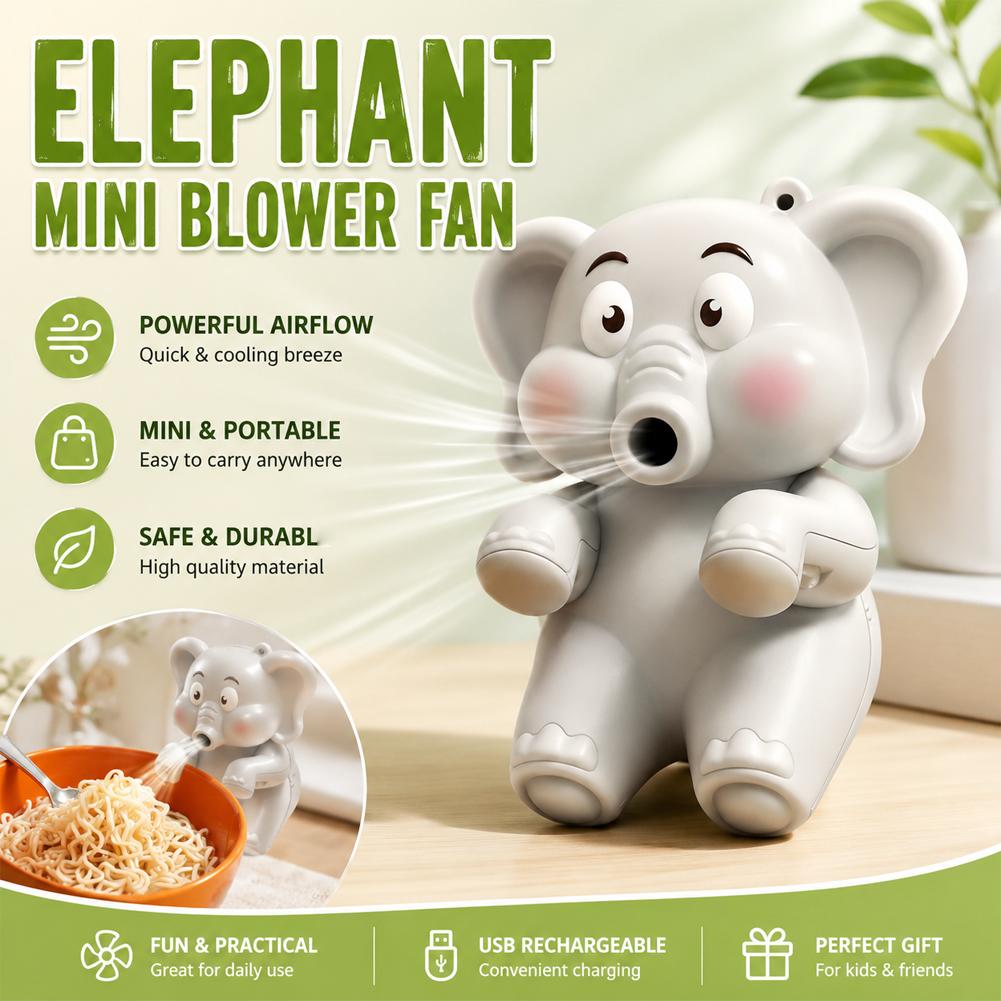 Mini Elephant Food Cooler Fan, - Baby Food Bowl ulasan dan harga