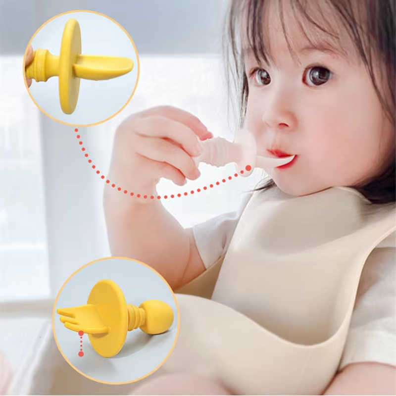 Baby silicone tableware, baby  - Baby Food For 6 Months ulasan dan harga