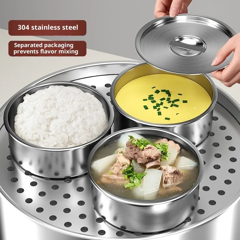 Stainless Steel Steaming Bowl  - Baby Food Bowl ulasan dan harga
