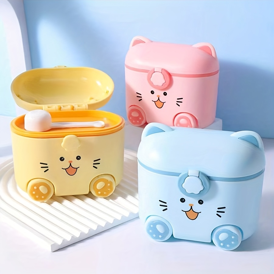 Cute Cat Milk Powder Container - Baby Food Plan ulasan dan harga