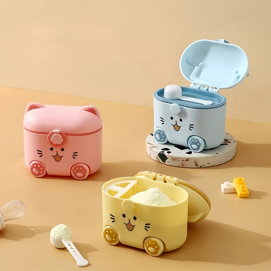 Cute Cat Milk Powder Container - Baby Food Plan ulasan dan harga