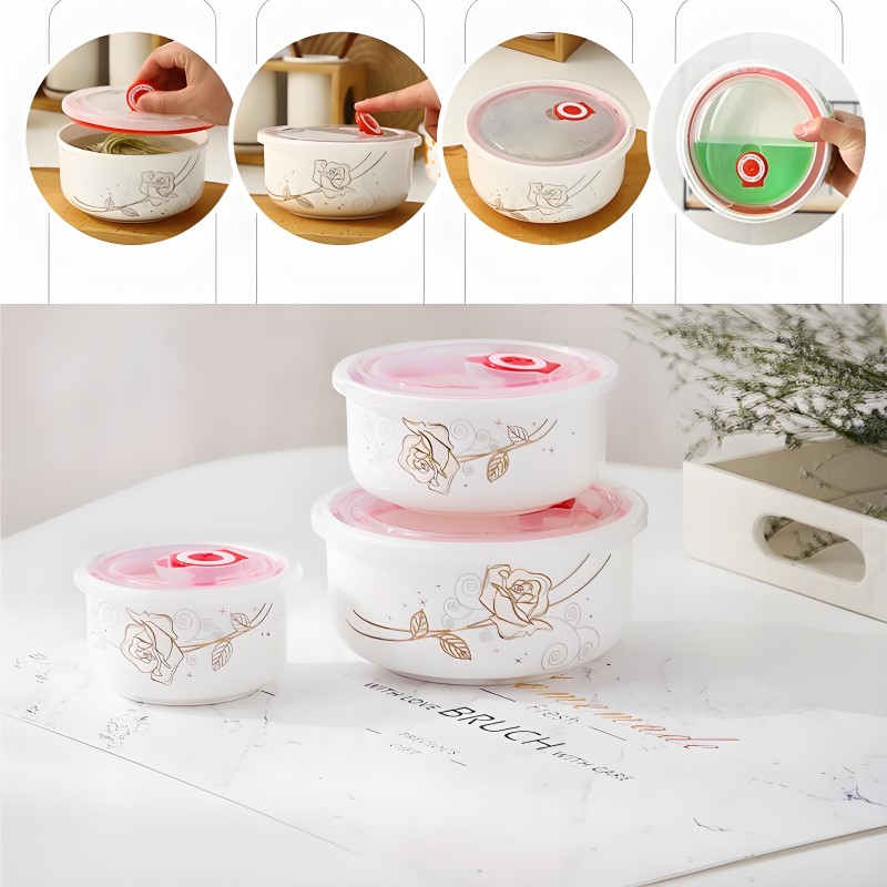 Three-piece set, fine bone chi - Baby Food Thermos ulasan dan harga