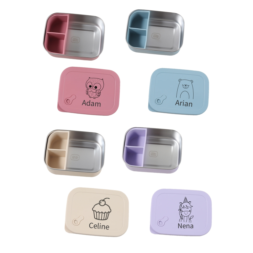 1200ml 1pc Custom Name & Patte - Baby Food Bowl ulasan dan harga
