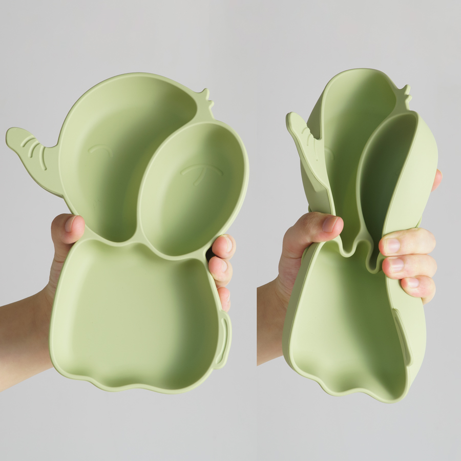 1PCS Baby Silicone Dining Dish - Baby Food Kit ulasan dan harga