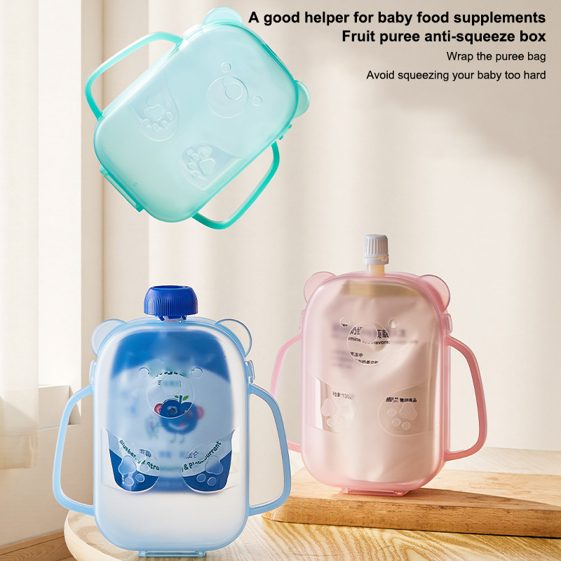 Food Pouch Holder Mess-Free Ba - Baby Food Guide ulasan dan harga
