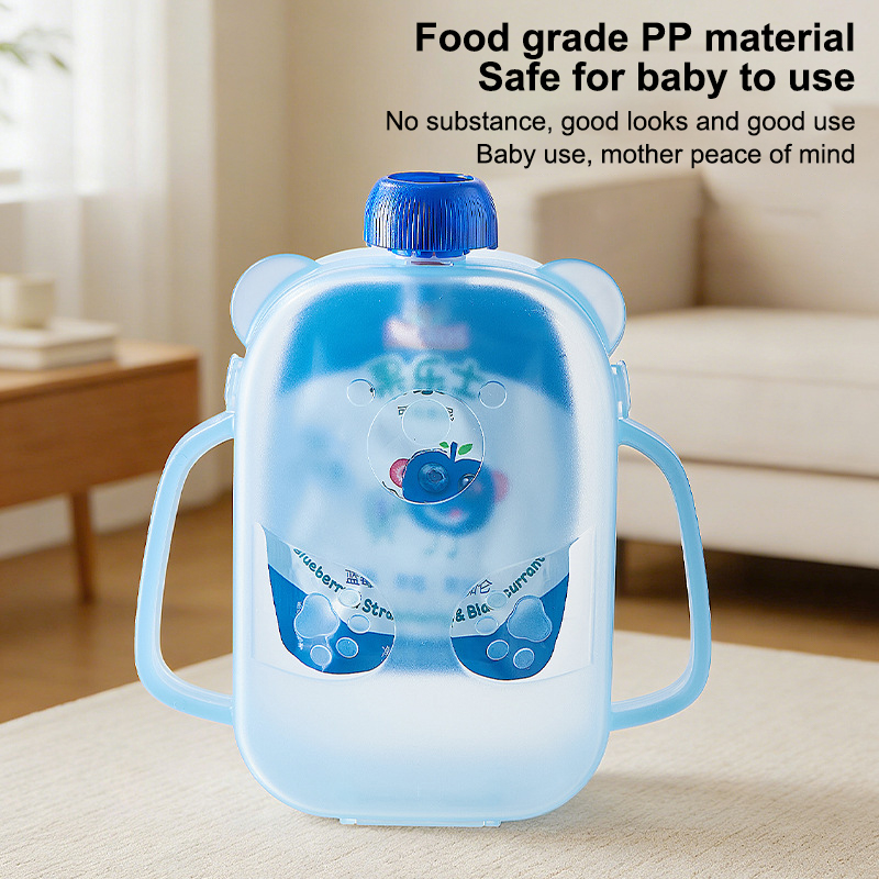 Food Pouch Holder Mess-Free Ba - Baby Food Guide ulasan dan harga
