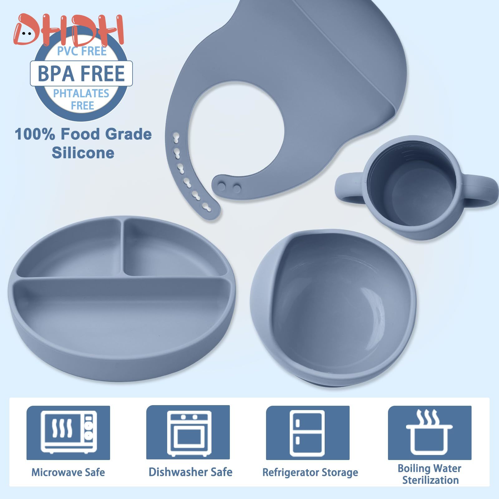 Silicone Baby Feeding Set Tabl - Baby Food Guide ulasan dan harga