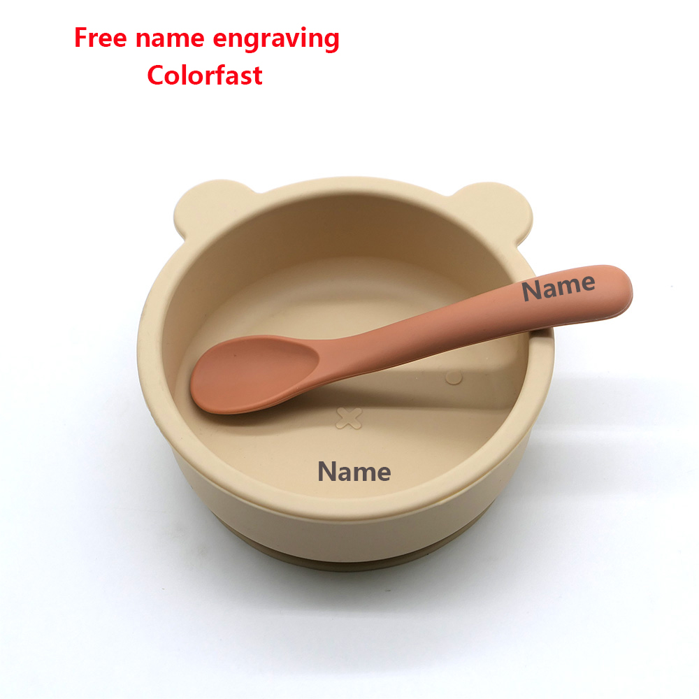 Kids' Tableware Set Bowl Spoon - Baby Food Kit ulasan dan harga