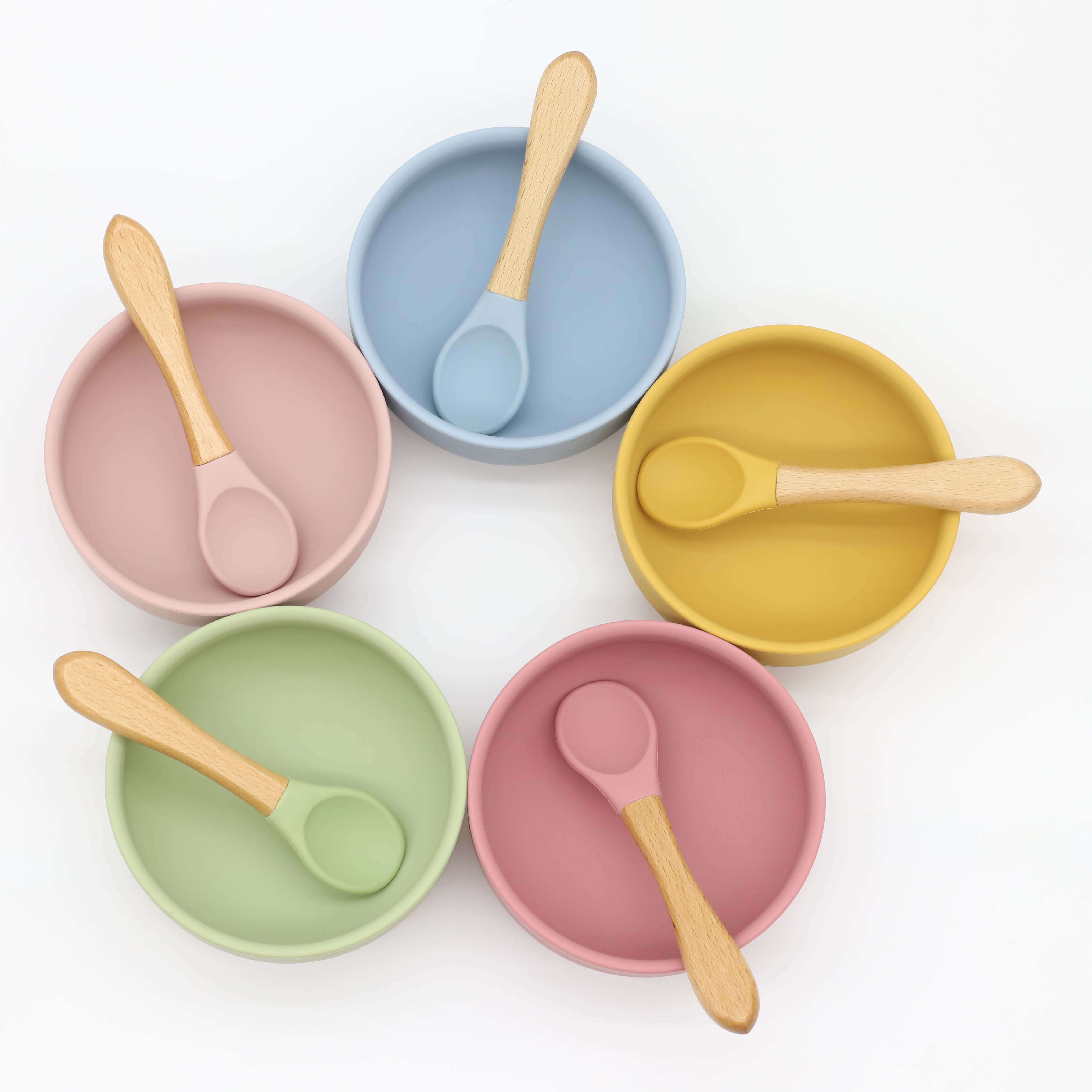 Silicone bowl with suction cup - Baby Food Guide ulasan dan harga