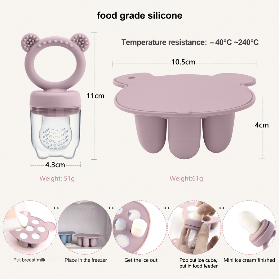 Baby Ice Cream Pops Silicone M - Baby Food Diet ulasan dan harga
