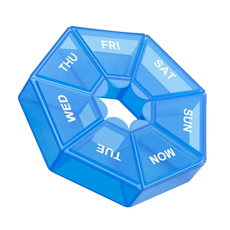 6/3/1Pcs 7 Grids Pill Case Pla - Formula Dispenser Portable ulasan dan harga