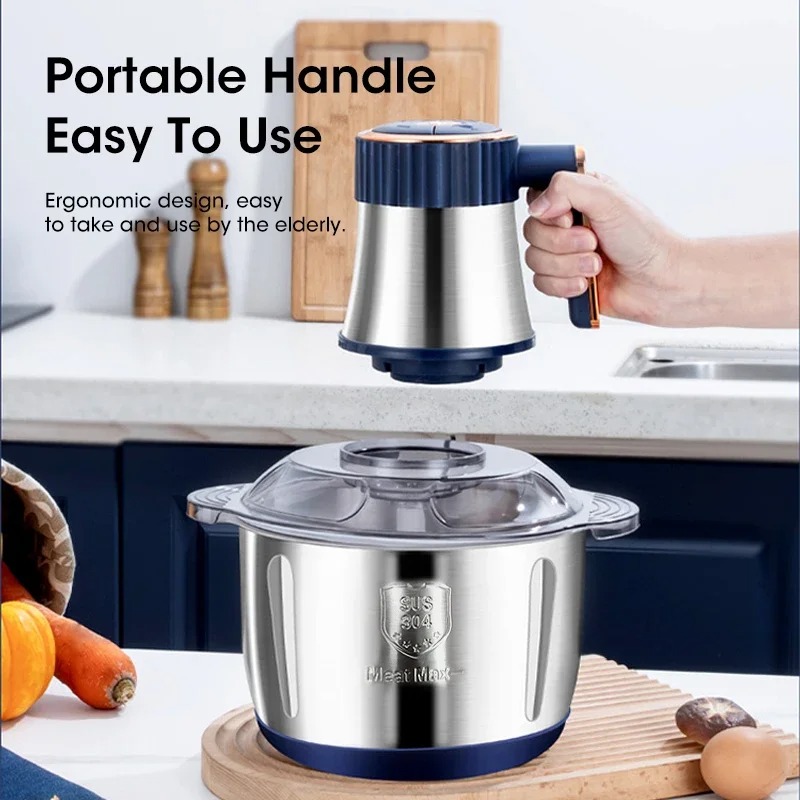 5L Electric Meat Grinder Large - Baby Food Processor ulasan dan harga