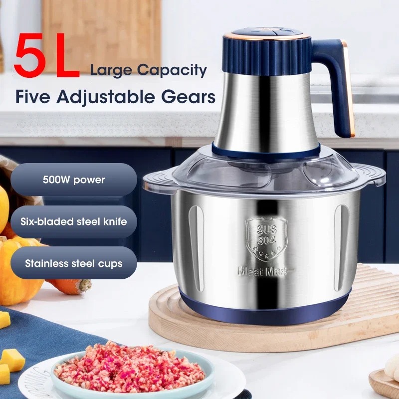 5L Electric Meat Grinder Large - Baby Food Processor ulasan dan harga