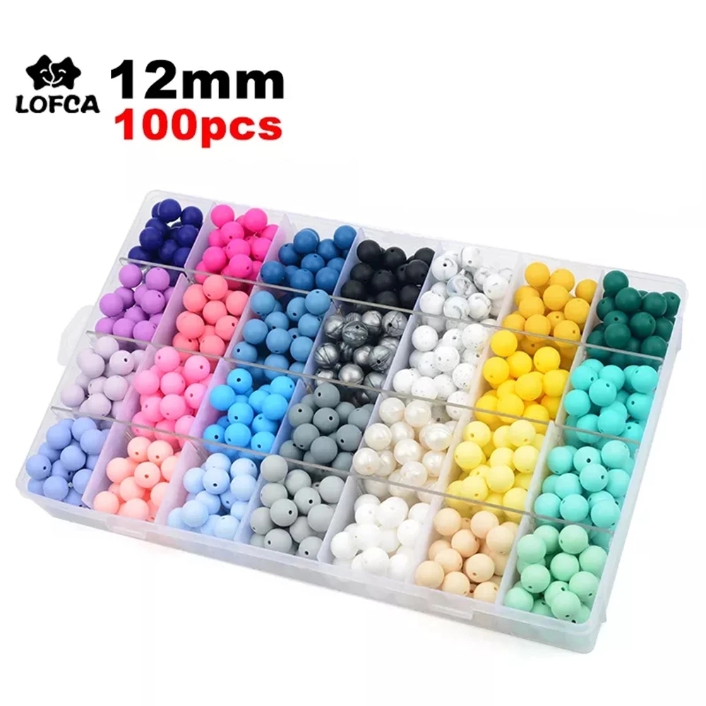 LOFCA 12mm 100pcs Silicone Bea - Baby Food Processor ulasan dan harga
